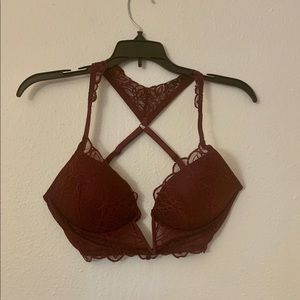 Pink date push-up bra